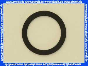 Dichtungsring 48x37x3 mm, Gummi, EPDM für Trinkwasser zertifiziert nach KTW-BWGL, EN 681-1, 70°Sh.A, o.Einlage, schwarz
