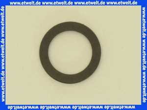 Dichtungsring 21,5x15,5x2 mm, Gummi, NBR für Gas, DIN-DVGW, 80°Sh.A, o.Einlage, schwarz