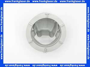 318284 Viega Gehäuseoberteil für Brausetasse Ablaufgehäuse Sifon 6956.1-253 in 110 x 82mm Kunststoff grau