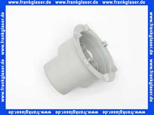 318284 Viega Gehäuseoberteil für Brausetasse Ablaufgehäuse Sifon 6956.1-253 in 110 x 82mm Kunststoff grau