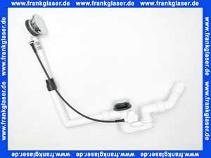 101909 Viega Ab-und Überlaufgarnitur Multiplex 6162.45 in 40/50 Messing verchromt