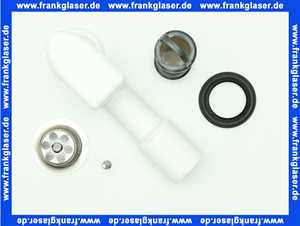 103408 Viega Ablaufgarnitur 6933.89 in DN40/50 x 70x120mm Messing verchromt