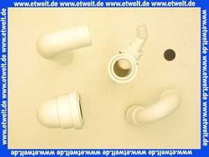 109400 Viega Röhrengeruchverschluss für Spüle, Kunststoff, Ablaufbogen 90°, Abwaserschlauchanschlauchanschluss, 1 1/2 Zoll, Durchmesser 50, Modell 7985.70