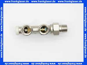 110475 Viega Heizkoerperanschluss-Stück 1069.2 15 x 1/2 Zoll einstellbar für Ein-und Zweirohr- Heizungssysteme