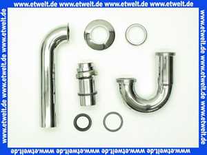 123451  Viega Röhrengeruchverschluss 5611 in G1 1/4 x G1 1/2 Messing verchromt