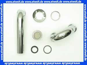 123451 Viega Röhrengeruchverschluss 5611 in G1 1/4 x G1 1/2 Messing verchromt