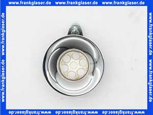 132095 Viega Ventilunterteil, Messing verchromt, für Gummikonus & Kunststoffkonus, Modell 45-667, 1 1/4 Zoll, LS 40, Durchmesser 70