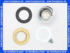 132095 Viega Ventilunterteil, Messing verchromt, für Gummikonus & Kunststoffkonus, Modell 45-667, 1 1/4 Zoll, LS 40, Durchmesser 70