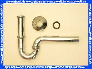 305611 Viega Röhrengeruchverschluss 5611 in G1 1/4 x G1 1/4 Messing verchromt