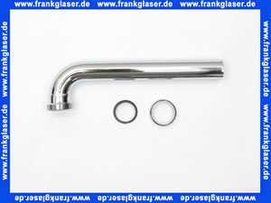 407230 Viega Ablaufbogen 90° Messing verchromt, Durchmesser 32, L 255, Modell 5622.2