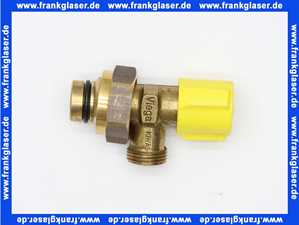 407575 Viega Eckventil zu UP Spülkasten Steckverbindung mit Überwurf