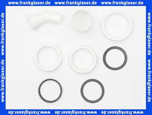 444853 Viega Ablaufverbindung für Doppelspüle, Kunststoff, Ablauf zentrisch, Abwasserschlauchanschluss, Höhenausgleichstück, Höhenverstellung, 1 1/2 Zoll, Maß 180-600, Modell 792.3