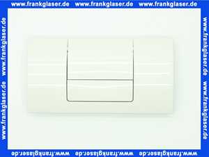 449001 Viega WC Betätigungsplatte Standard 8180.1 in Kunststoff weiss-alpin