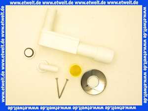 452452 Viega Geruchverschluss für Wandeinbau, abwasserschlauch von Wasch- oder Geschirrspüle, Kunststoff, Ablaufrohr senkrecht, Befestigungsschrauben, Schutzkappe für Gewinde, Rosette Edelstahl, Schlauchverschraubung 90°, Durchm. 40/50, Modell 5635.7