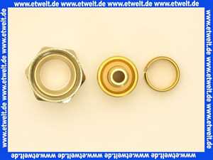 495428 Viega Verschraubung 1019.1 in 16mm Rotguss matt-vernickelt