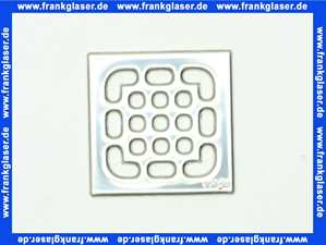 554026 Viega Gitter Rost für Bodenablauf Bodeneinlauf Duschablauf 94 x 94mm aus Edelstahl gezogen