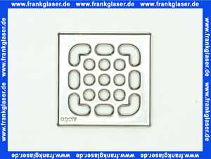 554026 Viega Gitter Rost für Bodenablauf Bodeneinlauf Duschablauf 94 x 94mm aus Edelstahl gezogen