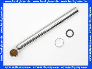 575588 Viega Ablaufbogen 90°, Messing verchromt, Modell 5621.24, 1 1/4 Zoll, Durchmesser 32, L 350