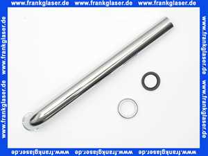 575588 Viega Ablaufbogen 90°, Messing verchromt, Modell 5621.24, 1 1/4 Zoll, Durchmesser 32, L 350