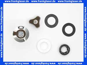 577445 Viega Drehbetätigung für Ablaufgarnituren zu Bowdenzugmechanik 7139.11 in Kunststoff verchromt