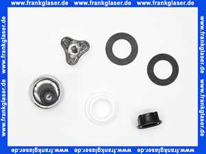 577445 Viega Drehbetätigung für Ablaufgarnituren zu Bowdenzugmechanik 7139.11 in Kunststoff verchromt