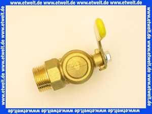 618780 Viega Gaszähler-Kugeleckhahn G2110S in R1 x Rp1 x (4,0 m3) Messing