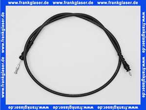 721954 Viega Bowdenzug 6162.19 in 1070mm Kunststoff schwarz für Badewanne mit Überlänge