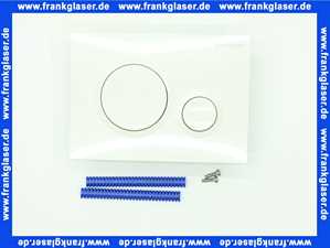 16744010001 VIGOUR Betätigungsplatte DON weiss f.2-Mengen-Spültechnik