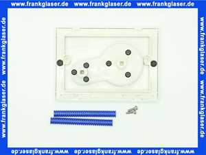 16744010001 VIGOUR Betätigungsplatte DON weiss f.2-Mengen-Spültechnik