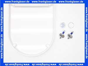 534351 Vigour WC-Sitz clivia für WC ohne Spülrand mit Deckel weiß mit softclose