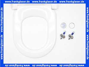 534351 Vigour WC-Sitz clivia für WC ohne Spülrand mit Deckel weiß mit softclose