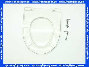 536433 Vigour WC-Sitz derby basic Edelstahlscharnier, weiss