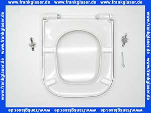 Vigour WC Sitz derby mit Edelstahl-Scharnier abnehmbar (Werkzeug erforderlich) weiss 536441