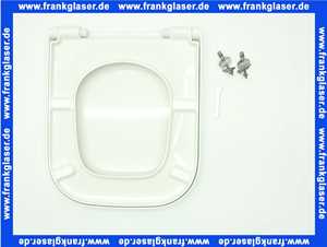 Vigour WC-Sitz derby style Edelstahlscharnier abnehmbar mit Absenkautomatik weiss DESSIAS