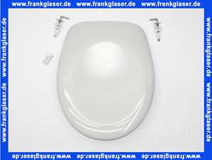 Vigour WC-Sitz Derby Basic für Stand-WC Edelstahlscharnier manhattan Nachfolgermodell zu WC-Sitz Derby Lux