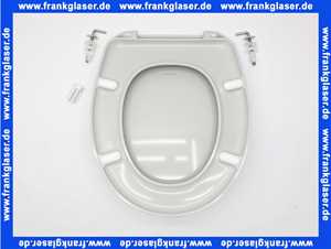 Vigour WC-Sitz Derby Basic für Stand-WC Edelstahlscharnier manhattan Nachfolgermodell zu WC-Sitz Derby Lux