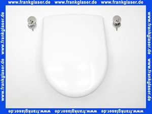 CLWC002 Vigour WC-Sitz clivia Edelstahl Scharnier abnehmbar m.Absenkautomatik weiss