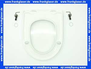 880261 Villeroy & Boch WC-Sitz Helios mit Deckel weiß mit verchromten Scharnieren