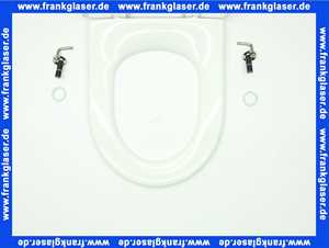 880261 Villeroy & Boch WC-Sitz Helios mit Deckel weiß mit verchromten Scharnieren