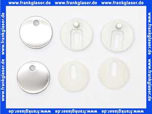 313669 Vitra Scharnier Set mit Edelstahl Kappen