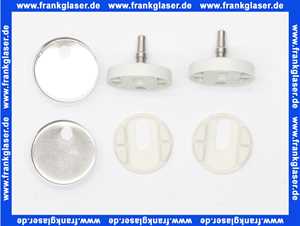 313669 Vitra Scharnier Set mit Edelstahl Kappen