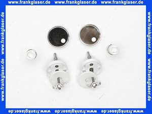 Vitra Scharnier-Set Ersatzteil WC-Sitze II Slim/Wrap Schnellverschl. o.Absenkautom. 316043