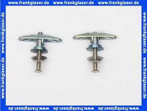 G1200443 2 Stück Vitra Befestigung TPP Kipp-Dübel komplett mit Schraube und Schraubenrosette
