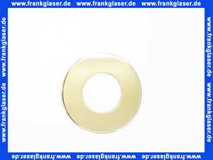 00119 Vola Rosette n Ausführung Messing poliert