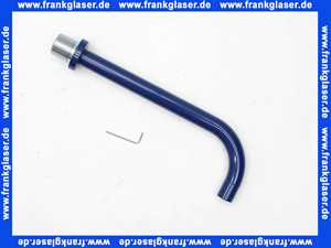 020015 Vola Wandauslauf Ausladung 225mm Durchm. 19mm, Dunkelblau