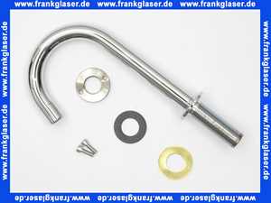 090B16 Vola Schwenkauslauf fuer Standmontage 1/2 Höhe 185mm in Chrom