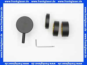 NR24G27 Vola Bedienungsgriff für Umschalter, für Unterputzmischer der Serien 2400 mit Stift, schwarz matt