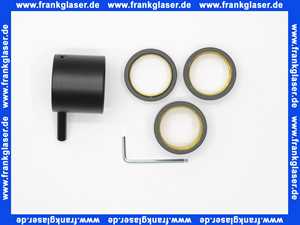 NR24G27 Vola Bedienungsgriff für Umschalter, für Unterputzmischer der Serien 2400 mit Stift, schwarz matt