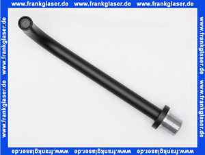 VR02027 Vola Auslauf gerade mit Ausladung 225 mm Anschlussmuffe VR19 Schwarz