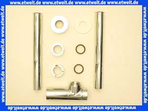 VRA35 Vola Flaschen-Geruchverschluss 1 1/4 Zoll mit Wandrosette 50 mm verchromt